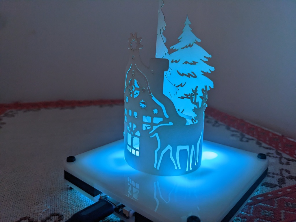 "Christmas Spiral Glow" The Robotics Workshop
