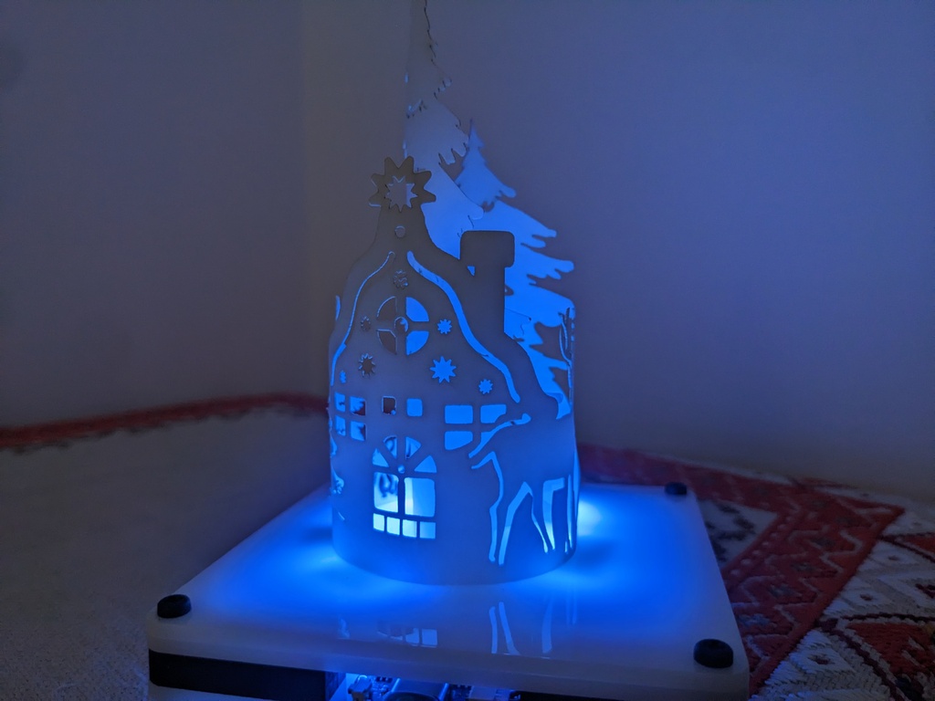 "Christmas Spiral Glow" The Robotics Workshop' 14 Dec