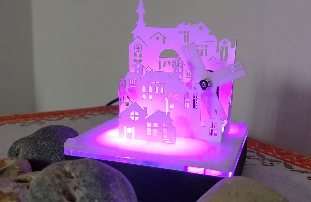 Paper City Windmill: Motion, Light & Logic 07.04-10.04