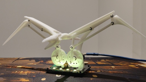 Kinetic Pterodactyl: Light, Motion & Code