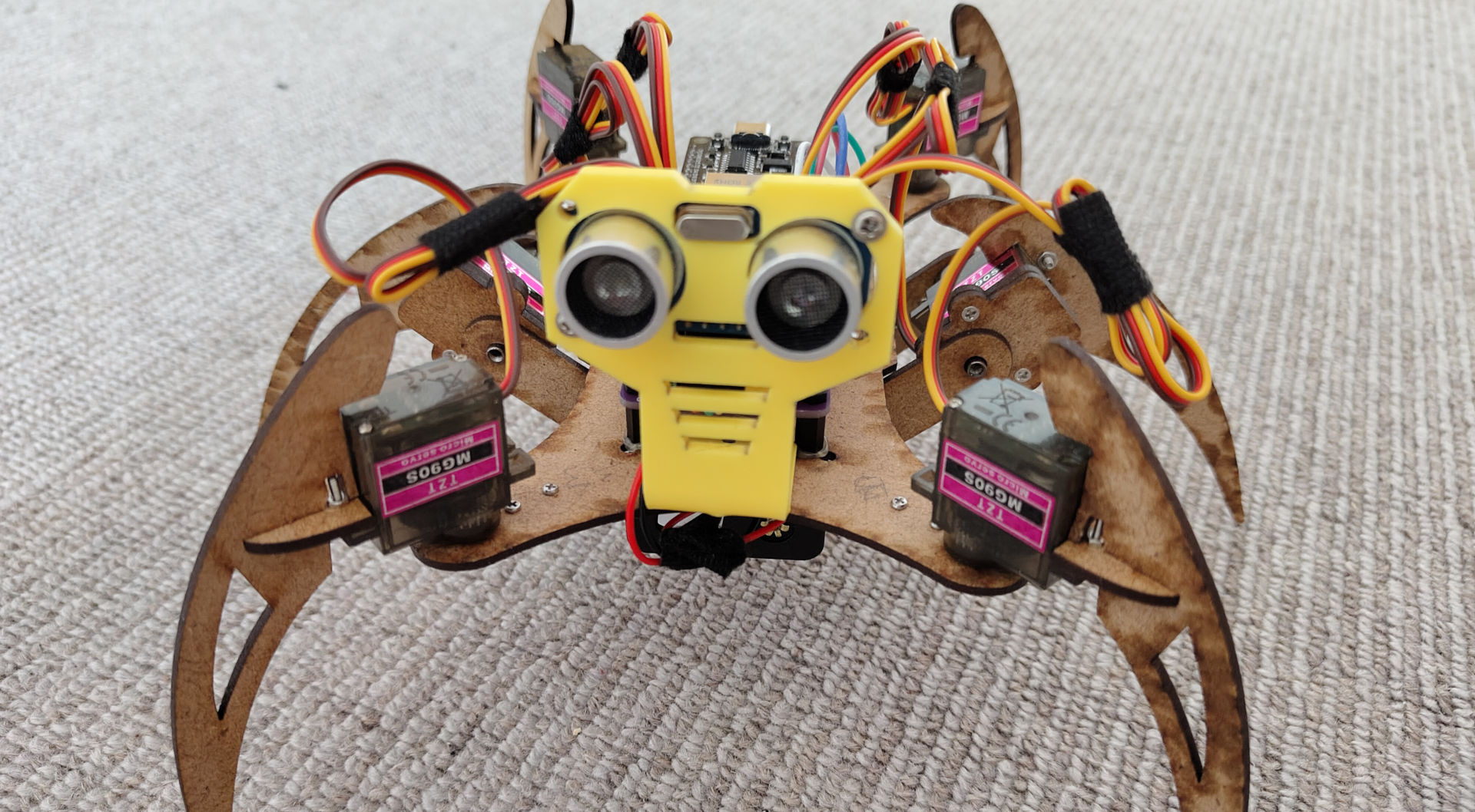 Hexapod robot. Advanced classes
