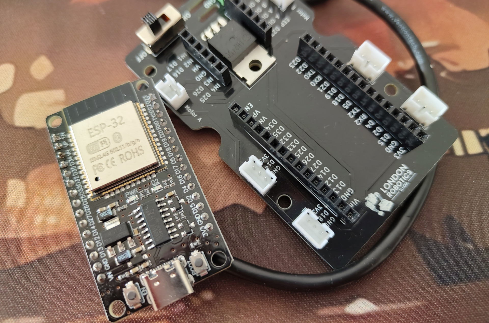The Trial class. Robotics: Arduino C or Block-based coding