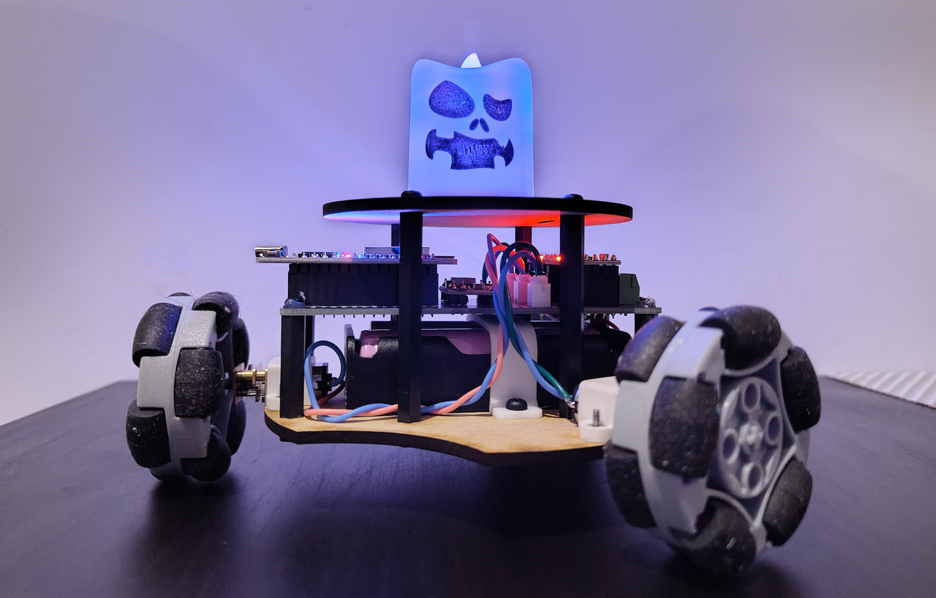 Ghost Rider - Halloween Omni Wheel Robot. The Morning Set