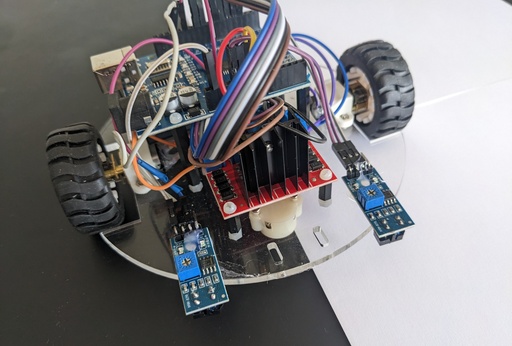 The Line Following Robotic Car. Arduino C edition. The Evening Set