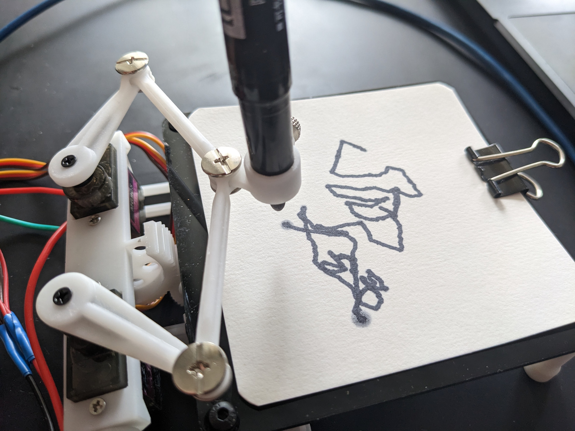 The Drawing Robot. The Morning Set